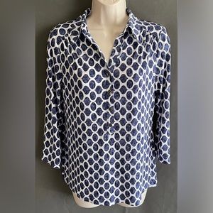 NWT women's polo top Charter Club (S) MSRP $49.50